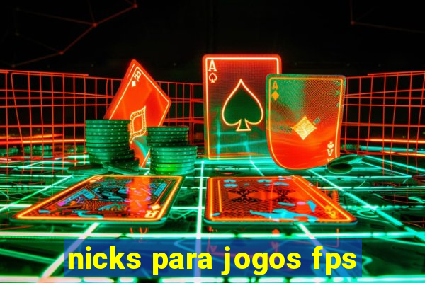 nicks para jogos fps